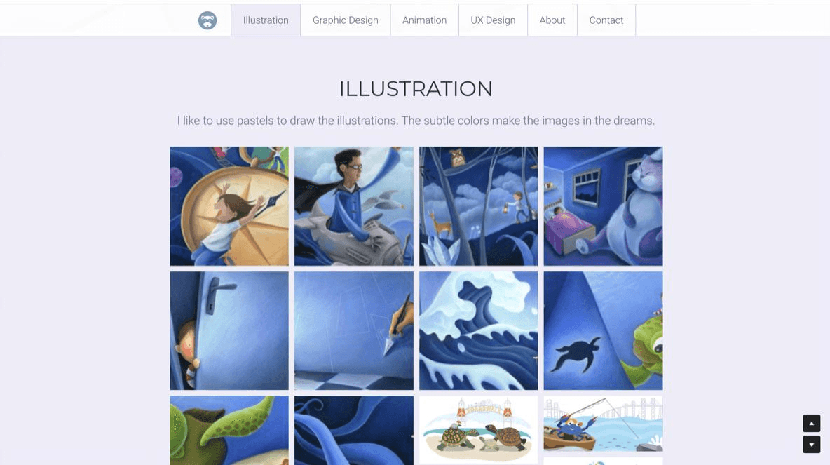 Illustrator作品集網站 Illustrator作品集網站